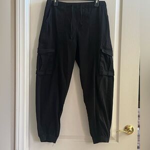 Refuge Black Cargo Pants